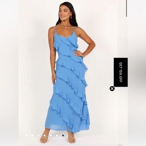 Petal & Pup Ciao Ruffle Maxi Dress